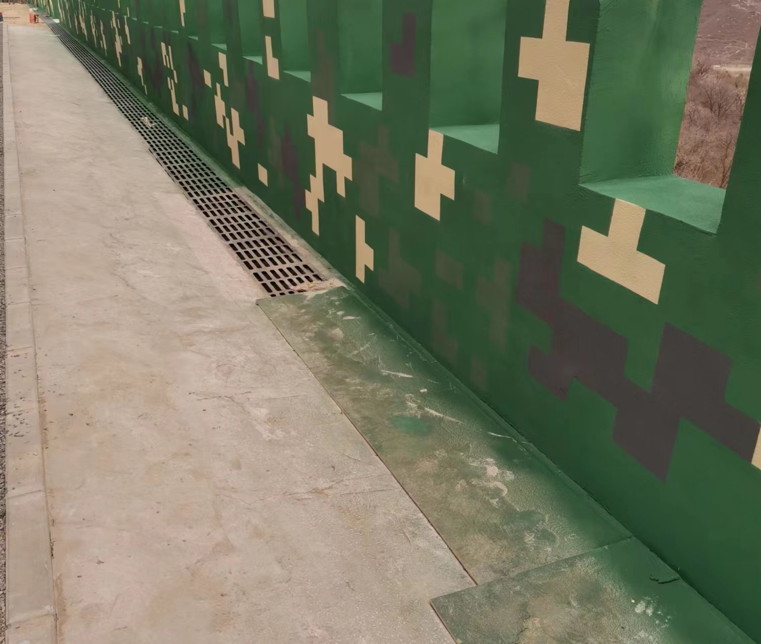 周口围墙迷彩喷涂,数迷彩漆