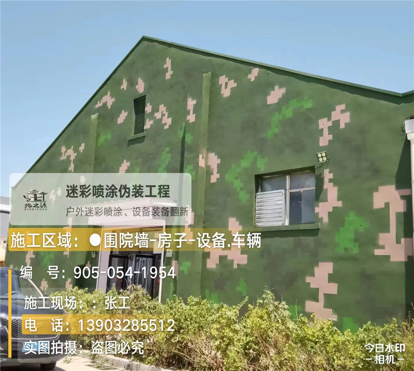 周口外墙数码迷彩漆施工报价清单（100㎡标准墙面测算）